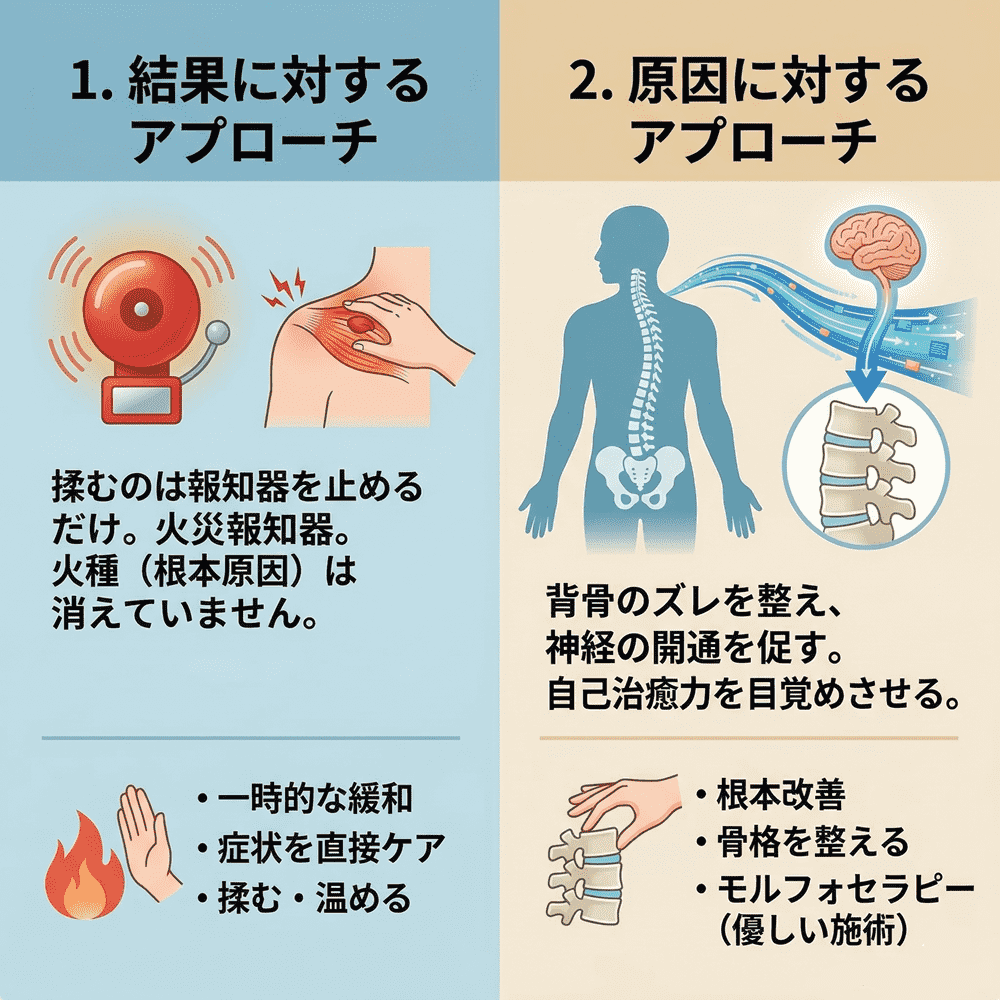 原因にアプローチ